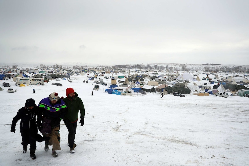 The Oceti Sakowin camp