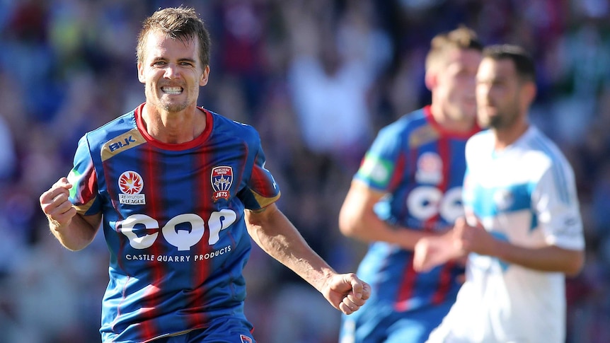 Newcastle Jets striker Joel Griffiths says he is not worried about his playing future.