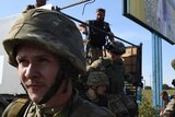 Ukrainian soldiers in Mariupol
