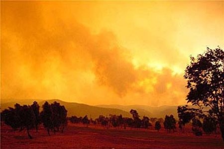 Fire over Kambah