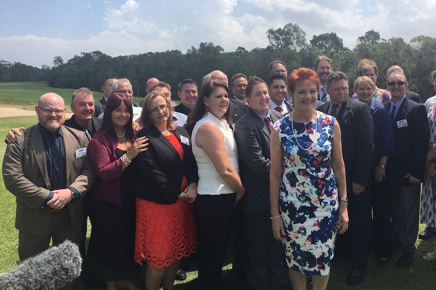 One Nation leader Pauline Hanson announces 36 candidates to stand at the next Queensland election