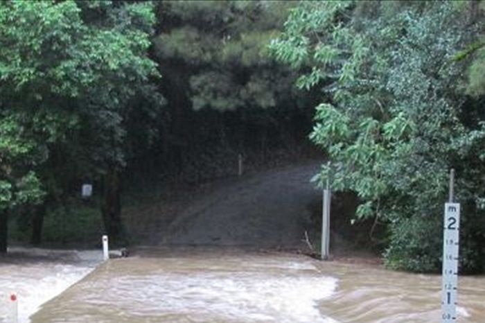 There is significant water on the Bulga Road near Elands.
