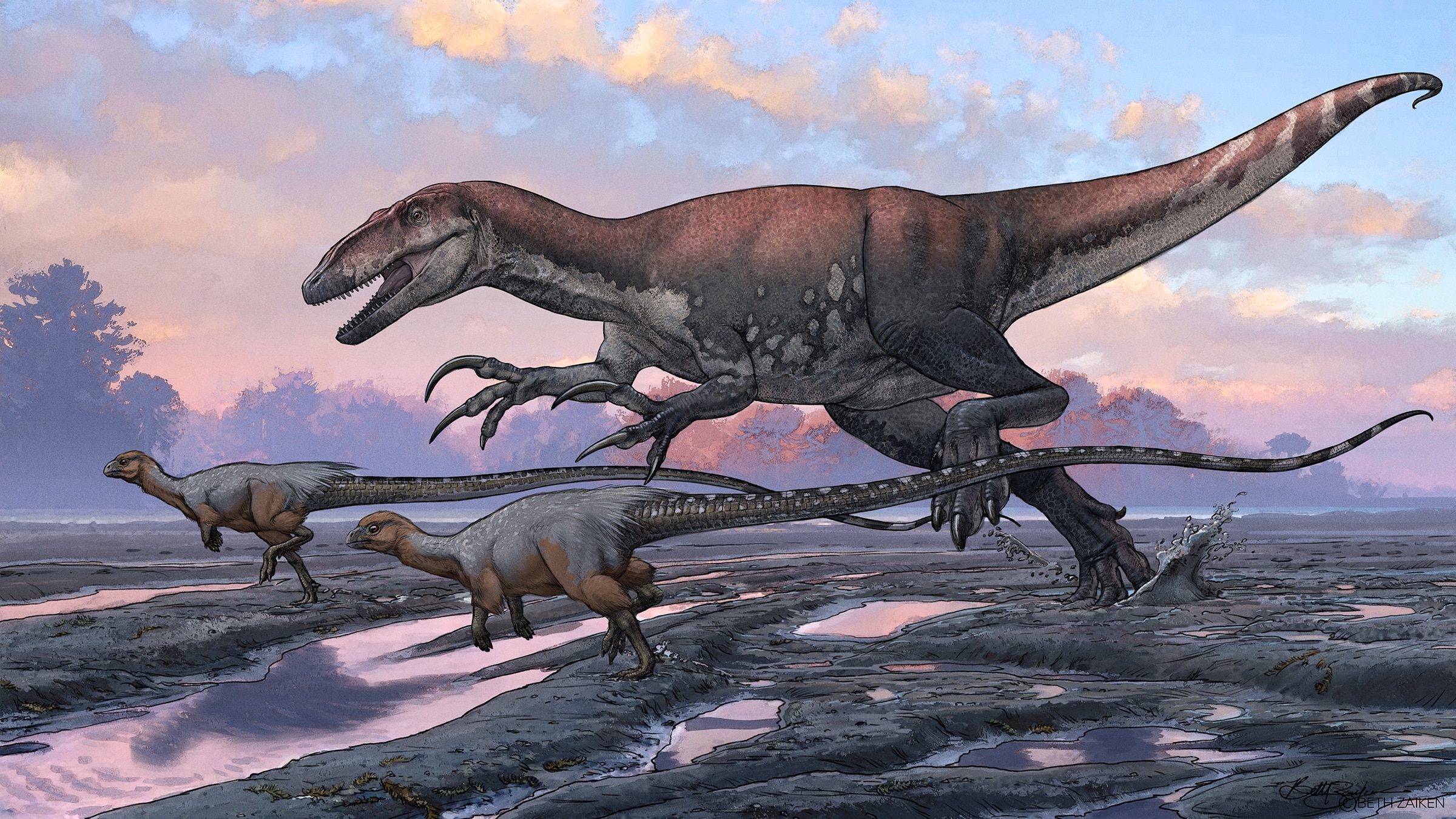 What Australia would have looked like when the dinosaurs roamed