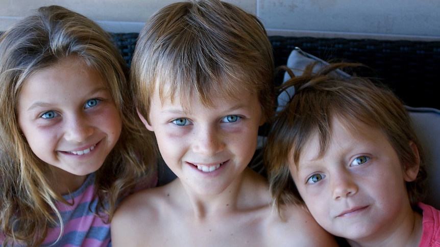 Evie, Mo and Otis Maslin.