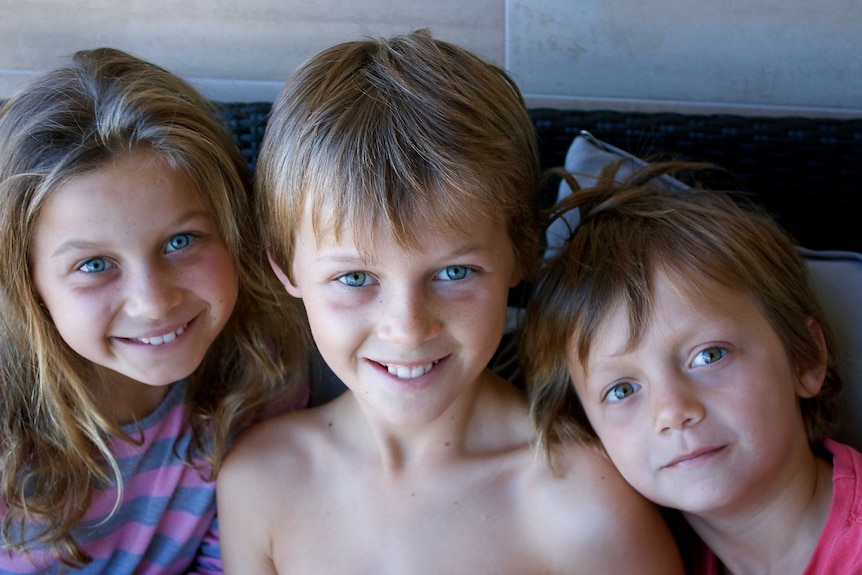 Evie, Mo and Otis Maslin. Date unknown.