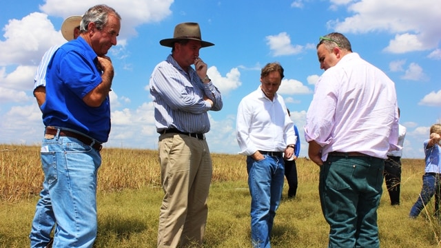 Environment Minister Greg Hunt meets with Liverpool Plains farmers.