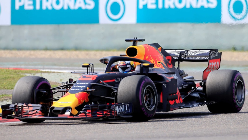 Red Bull's Daniel Ricciardo in action.