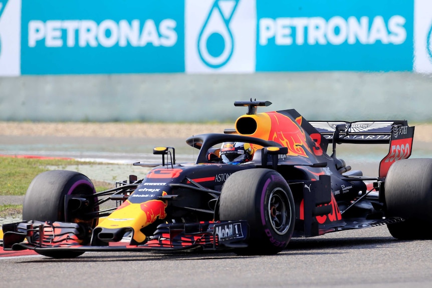 Red Bull's Daniel Ricciardo in action.