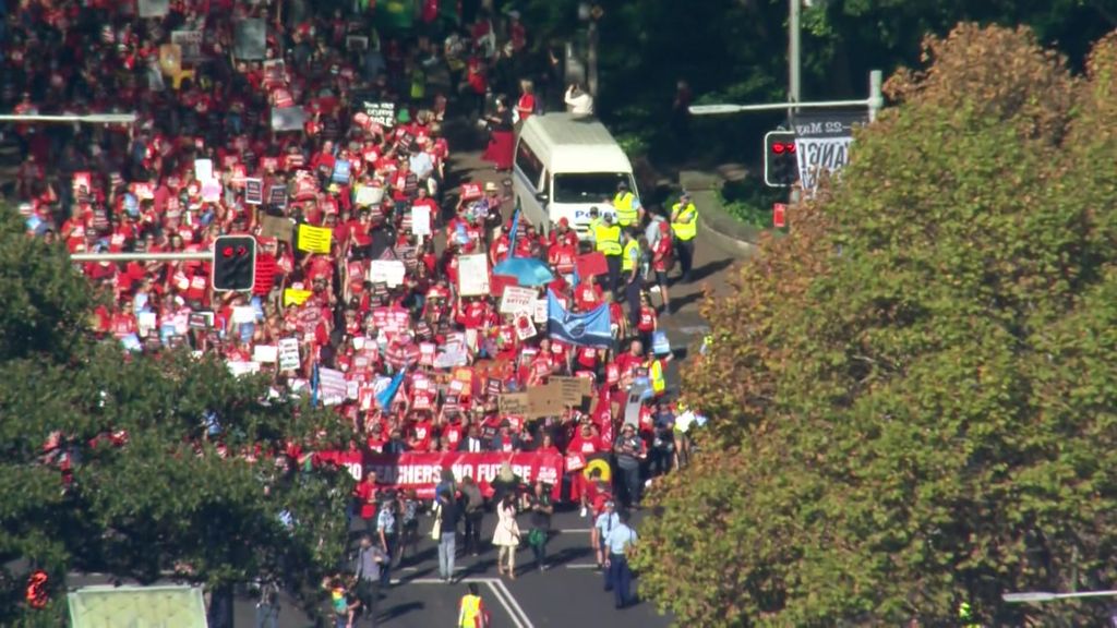 NSW Teachers Strike Over Pay And Conditions For Second Time In Six ...