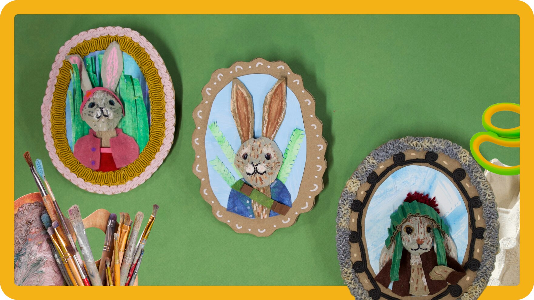 Peter Rabbit Pop-Out Portrait Craft - ABC Kids