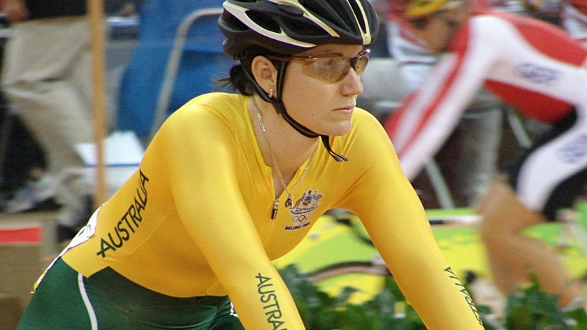 Blow to the competition ... Anna Meares said she was relishing the chance to take on the world-leading British. (file photo)