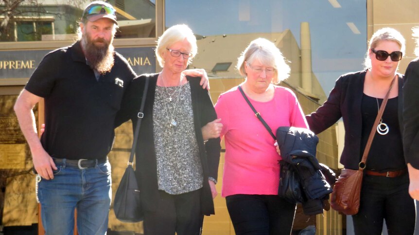 Family of Don Crow leave court