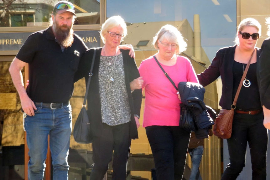 Family of Don Crow leave court