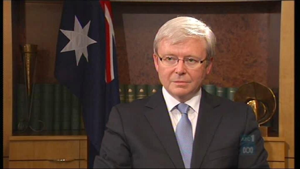 Rudd talking tough over mining tax - ABC News