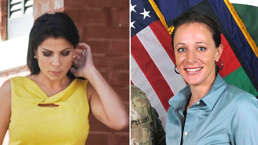 Jill Kelley (left) and Paula Broadwell