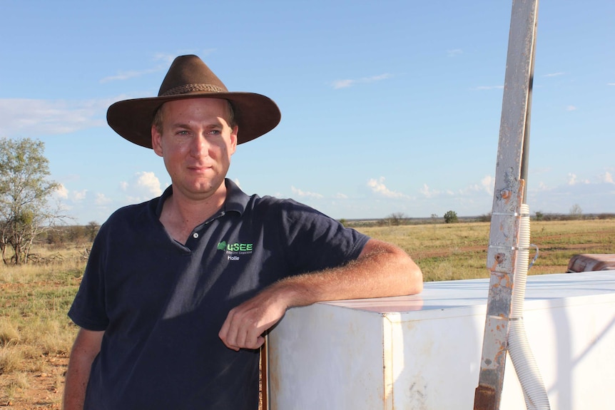 Richmond grazier leans on his new internet tower
