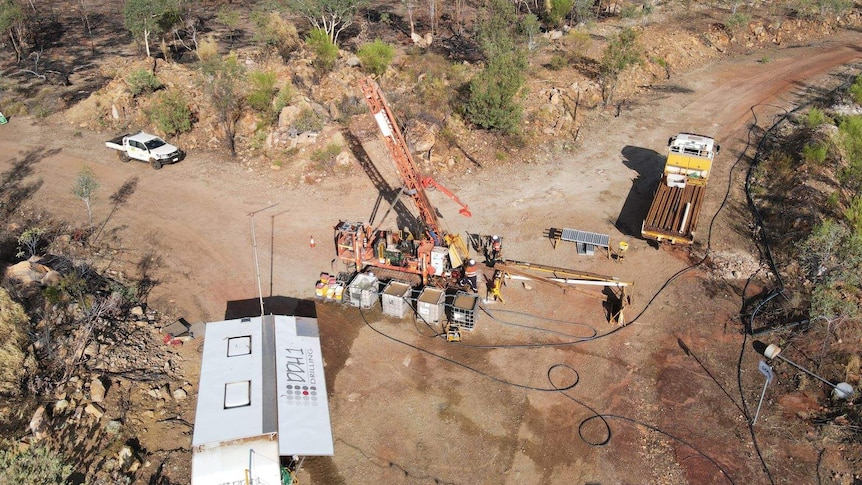 Drill rig in the Northern Territory