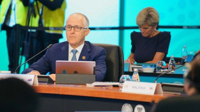Malcolm Turnbull dan Julie Bishop di ASEAN