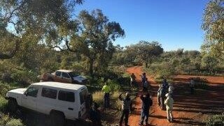 Police are searching for a missing Victorian woman in Warakurna near the WA/NT border