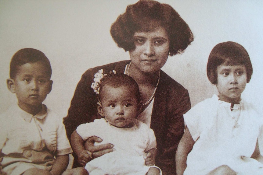 Bhumibol as a child