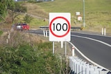 100kph sign
