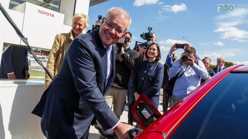 Scott Morrison does a U-turn on electric vehicles policy
