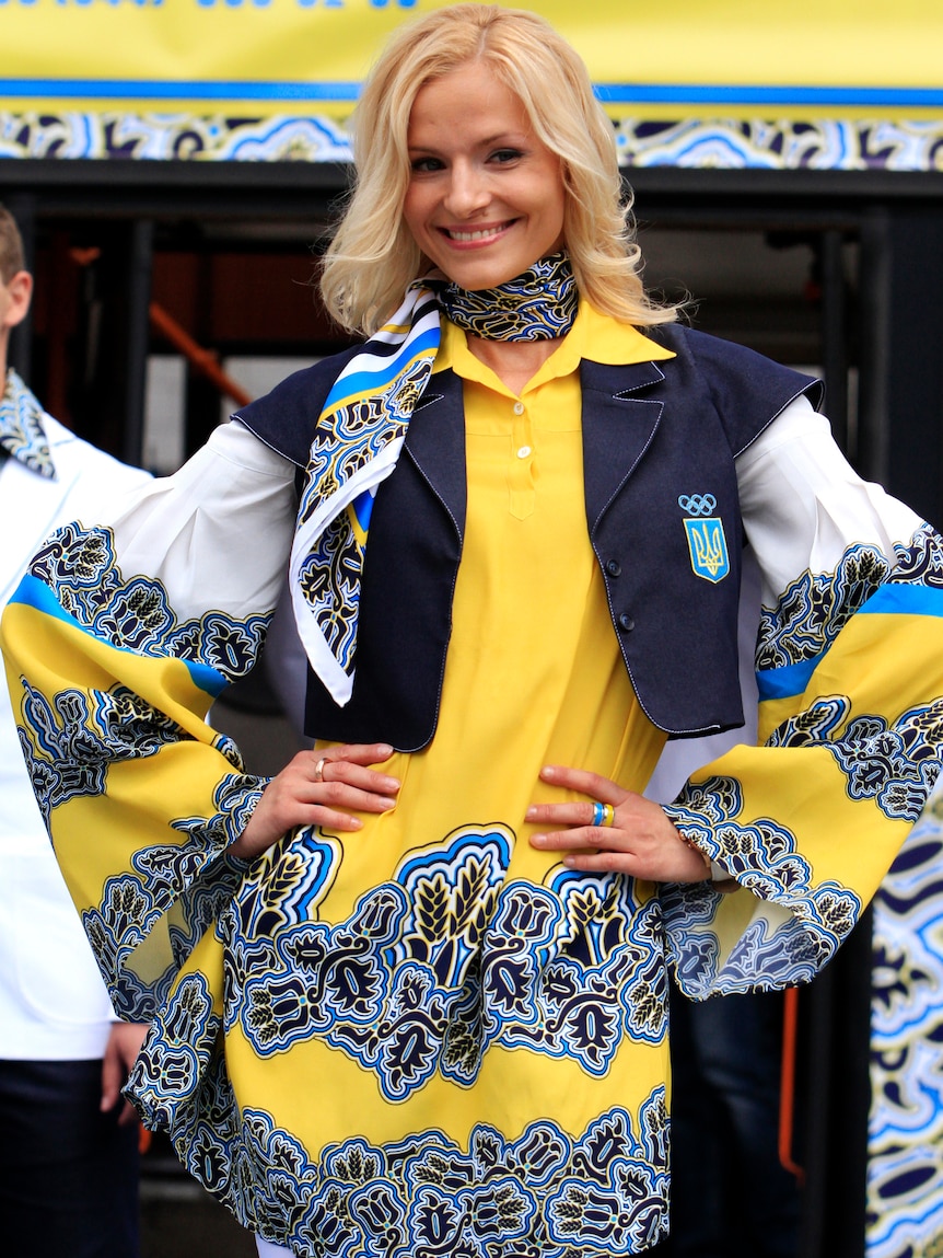 Ukraine's Olympic London 2012 uniform