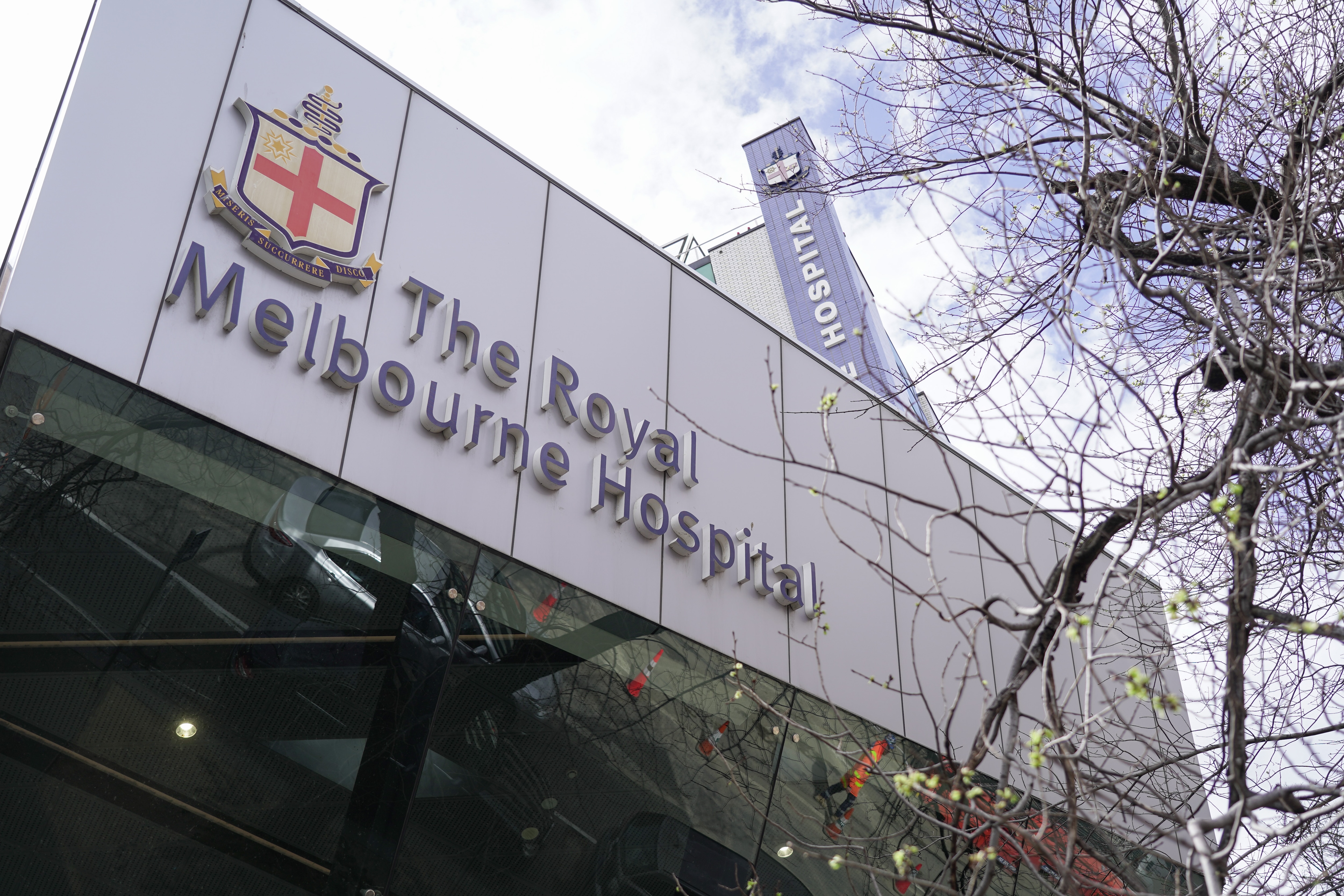 Patients being treated at the Royal Melbourne Hospital road trauma unit.