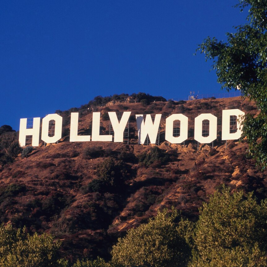 a view of the famous Hollywood sign