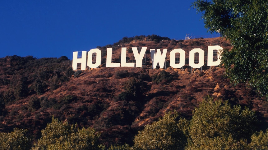 a view of the famous Hollywood sign