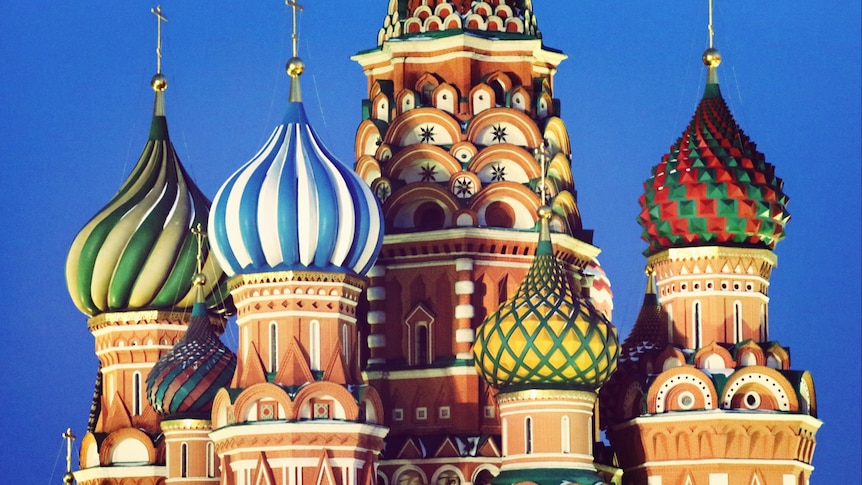 The domes of St Basil's Cathedral
