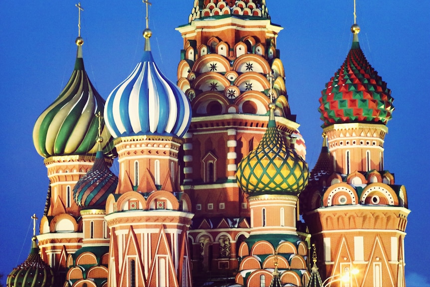 The domes of St Basil's Cathedral