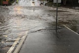 Flooded Sydney road