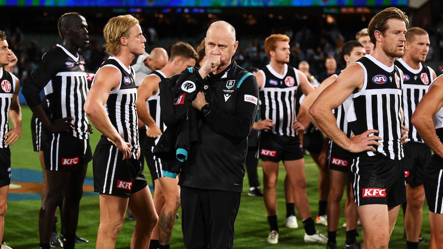 Power-Coach Ken Hinkley beklagt Ports Defensivversagen bei der entscheidenden Showdown-Niederlage gegen Crows