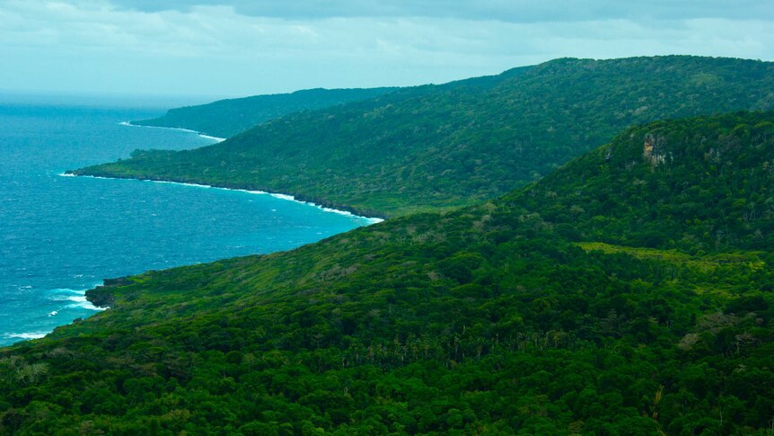 Christmas Island coastline