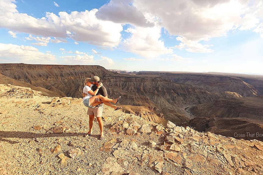 Carly and Michael in Namibia