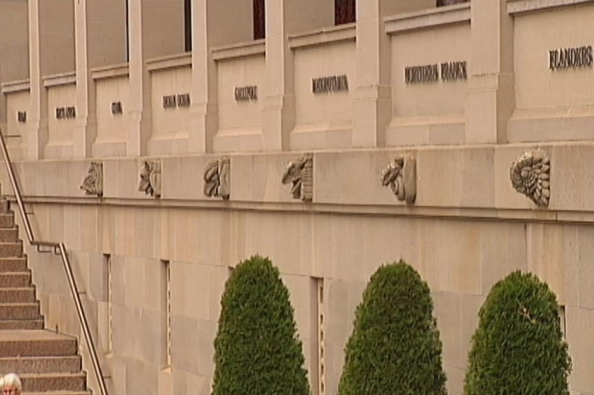 Gargoyles lining the walls within the Pool of Reflection.