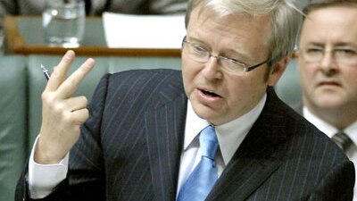 Kevin Rudd (AAP Image: Alan Porritt)