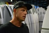 Mick Fanning at Coolangatta ahead of the Quiksilver Pro