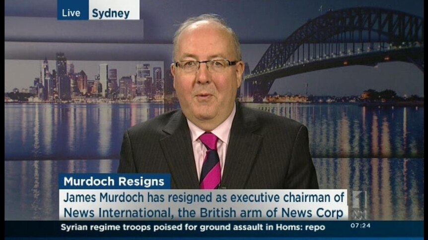 Business editor Peter Ryan on James Murdoch's resignation