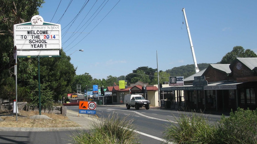 Exterior of Tecoma Primary School, 200 metres from the site of the new restaurant