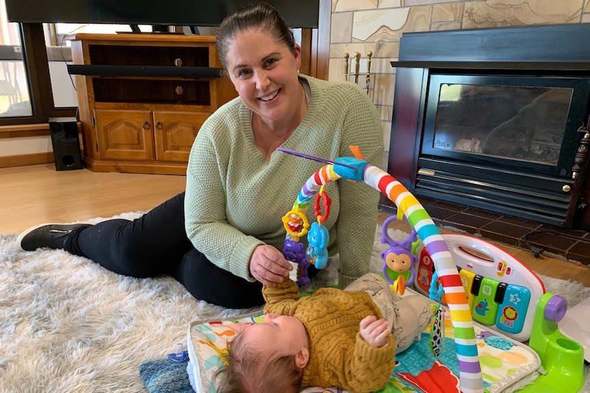 Corrie Summers with her son Beau Styles.