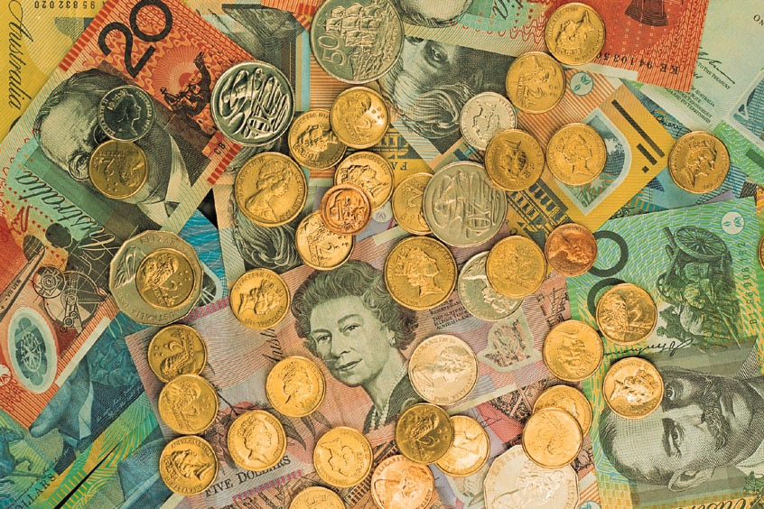 Australian money (Thinkstock:  Stockbyte)