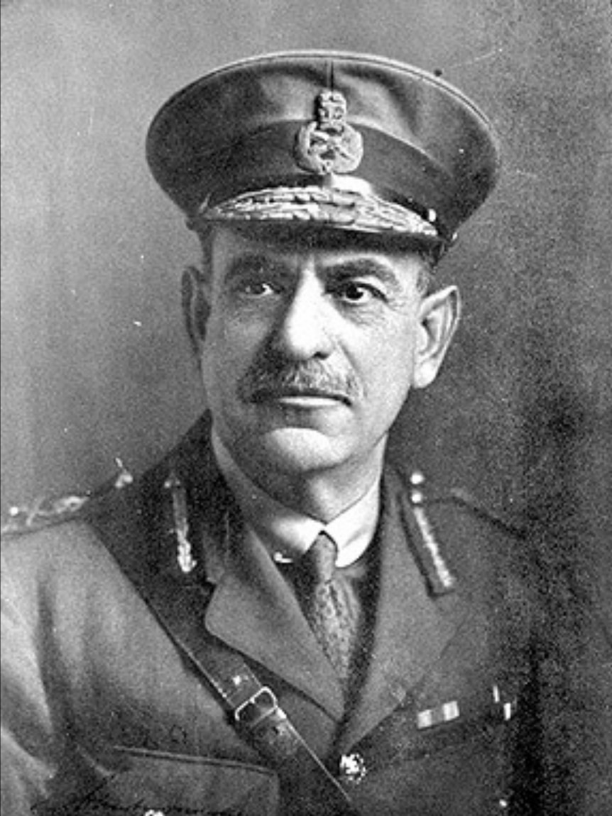 A portrait of Sir John Monash taken during World War I.