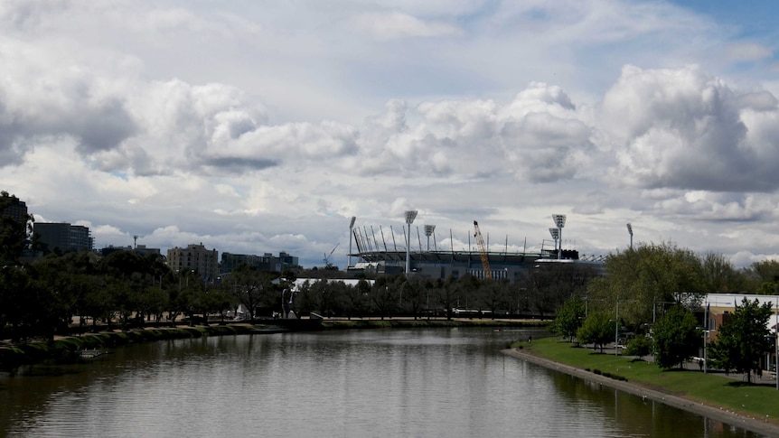 MCG in Melbourne with Yarra River in foreground