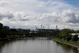 MCG in Melbourne with Yarra River in foreground