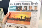 The first Sydney Morning Herald compact edition.