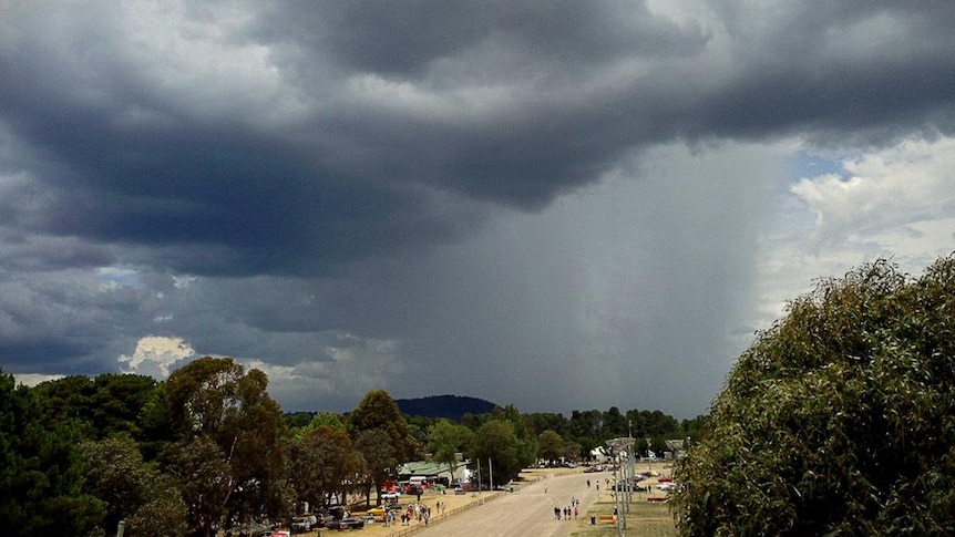 Storm over Canberra