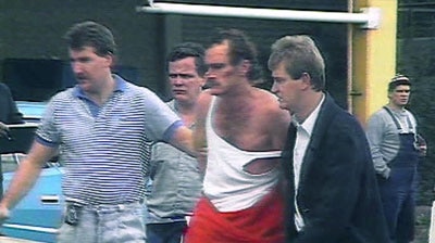 Russell Cox, when he was re-arrested in 1988