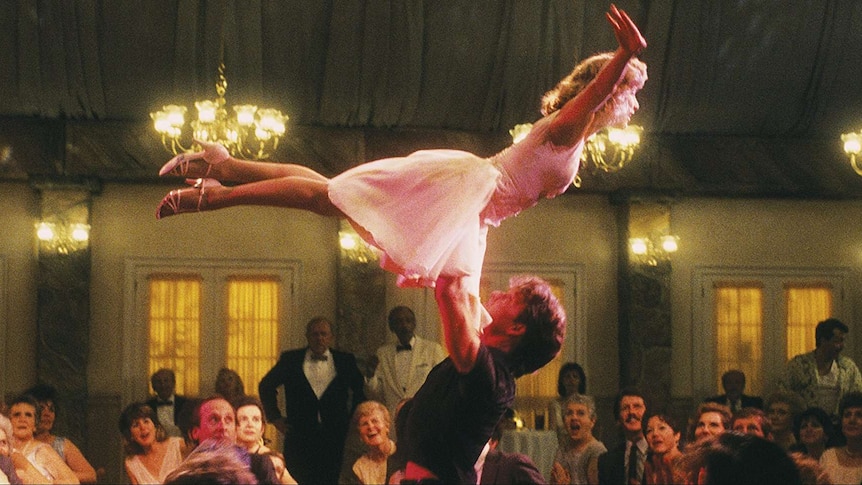 Jennifer Grey as Baby and Patrick Swayze as Johnny in Dirty Dancing